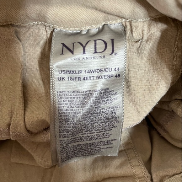 NYDJ Ami Stretch Ankle Skinny Jeans Sz 14W - Picture 7 of 8